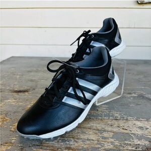 Adidas Adipower Junior Golf Shoes Black White Youth US 3.5Y New